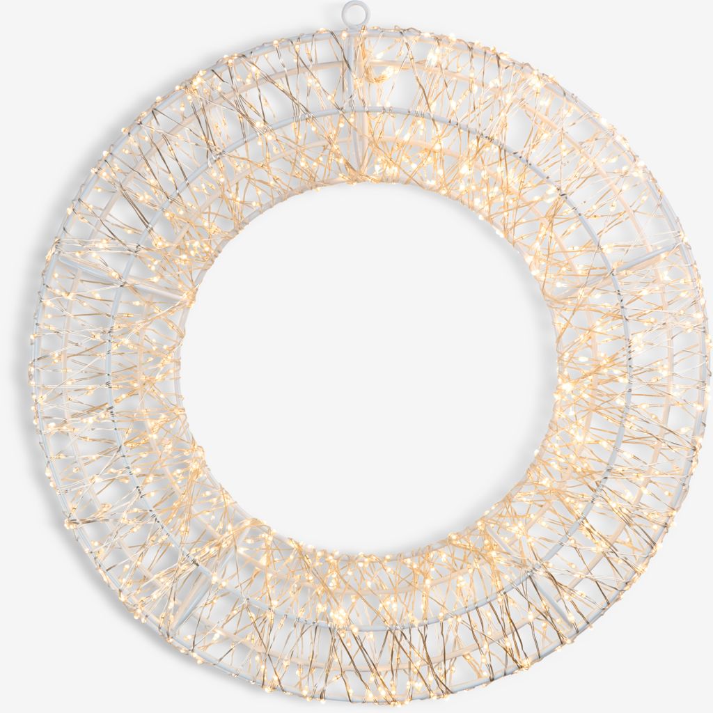 Novogodišnji vijenac SKRIFTSTEN Ø36 cm sa LED i tajmerom